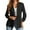 Black, variant on Baberdicy Womens Blazer Women's Solid Colour Lapel Casual Small Suit Jacket Womens Blazer Black