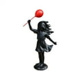 thumbnail image 1 of La estatua de resina de la niña con globos negros, con su elegante diseño, es el complemento perfecto para cualquier estancia, desde el salón hasta el dormitorio., 1 of 7