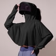 thumbnail image 2 of Viluyesy Women's Full Zip Hooded Sun Protection Hoodie UPF 50+ UV Jackets with Face Brim Thumb Holes Lightweight for Travel Outdoor Wear, 2 of 9