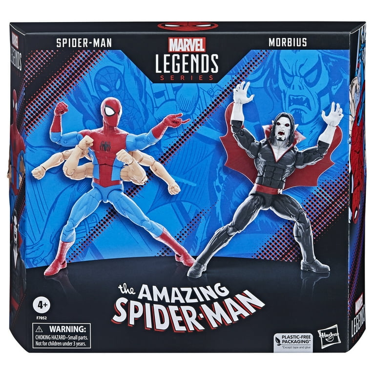 Marvel Legends Series Spider-Man vs Morbius Action Figures Kids Toy for  Boys & Girls, 2 Pack 