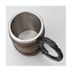 thumbnail image 2 of Mug Log Double Smaller Steel Mug Home, Coffee Mug, Tea Mug, Drinkware, Kitchenware, 2 of 5