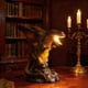 thumbnail image 3 of Lámpara de dinosaurio para mesita de noche, adorno para escritorio, lámpara de escritorio, decoración para el hogar, luz de noche pequeña, interfaz USB, artesanía decorativa, 3 of 6