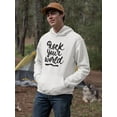 thumbnail image 2 of Rock Your World. Hoodie Men -Image by Shutterstock, Male Small, 2 of 4