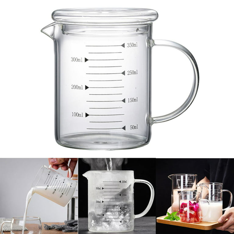  Holoras 3pcs Measuring Cups Set, BPA Free Plastic Transparent  Measuring Jugs Stackable Liquid Measuring Cup for Kitchen Use: Home &  Kitchen