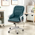 thumbnail image 6 of Office Chair Cushion One-Piece Thick Seat Cushion Padded with Backrest for Butt and Back Support, Green, 6 of 7