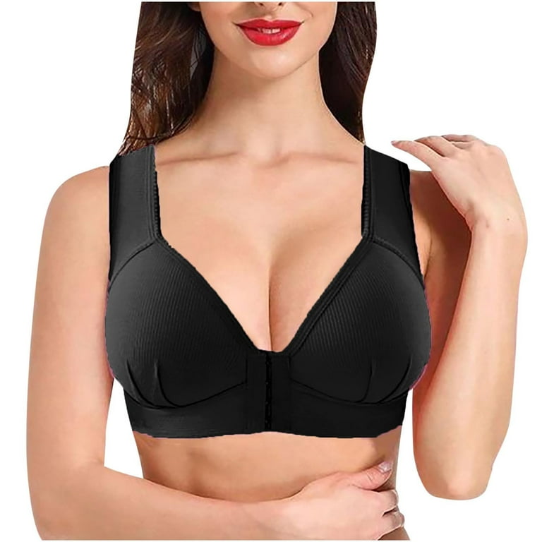CHGBMOK 3Pcs Bras for Women Plus Size Wire Free Underwear Push Up Bra  Everyday Bralettes