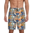 thumbnail image 1 of Fotbe Fashionable Paisley Pantalones Cortos de Pijama para Hombre, Ropa de Dormir, Pantalones de Pijama Cortos para Hombre-XX-Large, 1 of 6