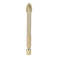 thumbnail image 4 of Triangular Twisted Drill Bits Carbide Hex Shank  Drill Bit For Ceramic Tiles Woodworking Drill Accessory Drilling Tool, 4 of 8