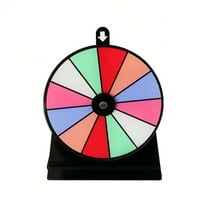 Tabletop Prize Turntable Wheel Prize Game Turntable Draws Roulette Wheel for Party Gatherings