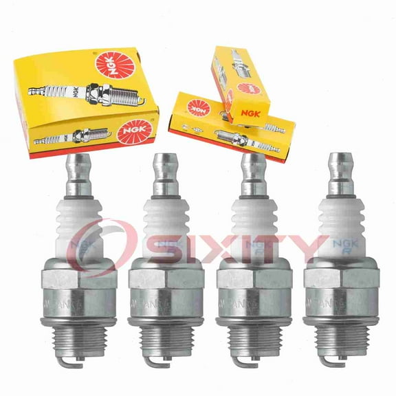 4 pc NGK 5728 Standard Spark Plugs for 065-01403-80 13373-6774-1 182001-04880 258 6019 7804 840 92070-2072 98073-54744 AM101194 E3.14 M143030 RCJ8 W14MR-U WS9EC WSR9E WSR9F XST258DP Ignition Wire