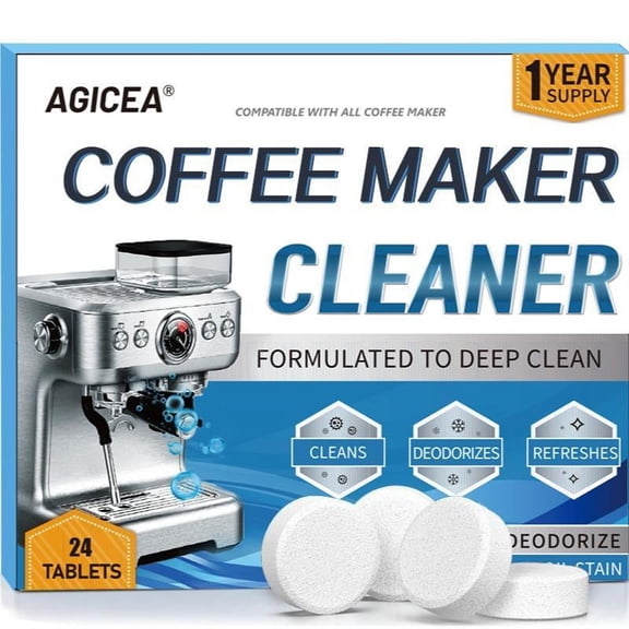 Washing Machine Cleaner Descaler 12 Pack - Deep Cleaning Tablets For HE Front Loader & Top Load Washer, Septic Safe Eco-Friendly Deodorizer, Clean Inside Drum And Laundry Tub Seal - 12 Month Supply