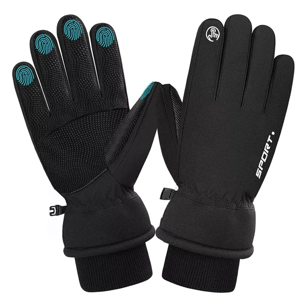 2 Guantes Térmicos De Invierno Impermeables Pantalla Talla G