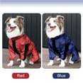 thumbnail image 3 of BAIannan Winter Warm Dog Jacket Fleece Cotton Lining Cold Proof Pet Clothes Waterproof Jumpsuit Medium to Large Dogs Outdoor Skiing Suit, 3 of 5