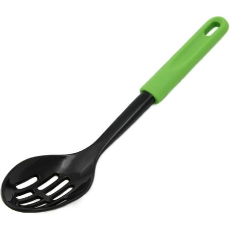 

Basic Nylon Slotted Spoon 11.5 inch Green/Black