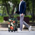 thumbnail image 3 of HELLHERO Breathable Luggage Cover for Travel Business Trip, Polyester Spandex Anti Fade Suitcase Cover, Cat and Floral, 3 of 7