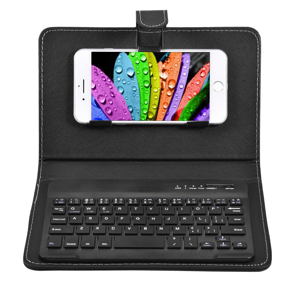 FAGINEY Universal Wireless Bluetooth Keyboard Flip Case Cover with