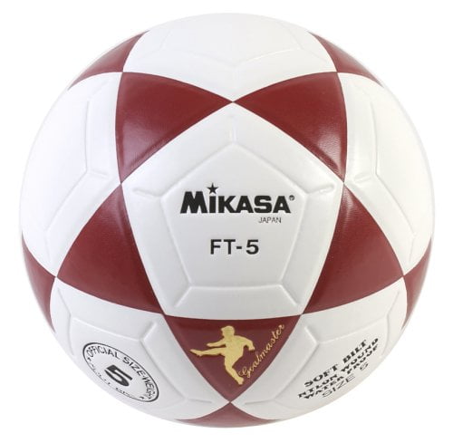 Mikasa Official Goal Master Soccer Football Ball Size 5 White With Red Ft5-R Mik 
