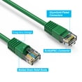 thumbnail image 2 of ACCL 1Ft Cat6 UTP Ethernet Network Booted Cable Green, 2 Pack, 2 of 2