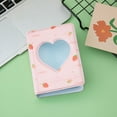 thumbnail image 6 of Visland 3 Inch Mini Photo Album for Instax Camera Kpop Photocard Binder Love Heart Hollow Photocard Holder Book Business Card Book Holder Photocard Sleeves 40 Pockets, 6 of 8