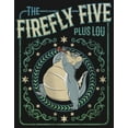 thumbnail image 2 of Girl's The Princess and the Frog The Firefly Five Plus Lou  Graphic Tee Black Medium, 2 of 4