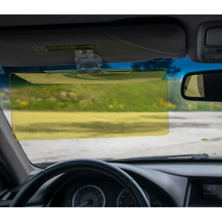 Updated Car Day and Night Anti-Glare Visor UV Filter/Protection