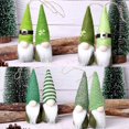 thumbnail image 2 of Handmade Gnomes Elf Decorations 4x St-Patrick Day Hanging Gnome Ornaments Set Faceless for Doll Lucky Clover Hanging Pen, 2 of 4