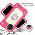 thumbnail image 4 of Dteck For iPhone 12 Pro Max Ring Stand Heavy Duty Slim Shockproof Hybrid Rugged Drop Protective Cover, Rose, 4 of 8