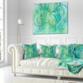 thumbnail image 2 of Designart Snow Fractal Glass Texture - Abstract Throw Pillow - 16x16, 2 of 4