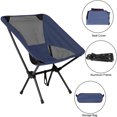 thumbnail image 2 of Silla de luna desmontable portátil espesar transpirable para barbacoa viajes pesca senderismo DQrwqpou Para Estrenar, 2 of 5