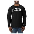 thumbnail image 2 of Wild Bobby State of Florida College Style Men Long Sleeve Shirt, 2 of 6