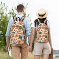 thumbnail image 6 of Lsque Autumn Pumpkins Pattern Canvas Daypack, Durable Backpack, High-quality Versatile Backpack,Vintage Compact Backpack-Medium, 6 of 6