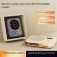 thumbnail image 4 of Xuewenshw Beverage Warmer Smart Mug Warmer Tea And Milk Warmer Coffee Warmer Coffee Warmer Home Beverage Warmer 2 In 1 Coffee And Tea Warmer For Home And Quartz Heaters for Garage, 4 of 8