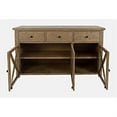 thumbnail image 4 of Jofran Carlyle Crossing Solid Wood Modern Rustic Buffet Storage Cabinet, 4 of 5