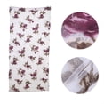 thumbnail image 3 of Cortina transparente para ventana con estampado de rosas románticas de 1x2m para hogar, Hotel, balcón decorativo, cortina transparente (púrpura), 3 of 8