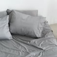 thumbnail image 3 of Miracle Luxe Cotton Antimicrobial 500 Thread Count Sheet Set, Full, Stone, 3 of 6