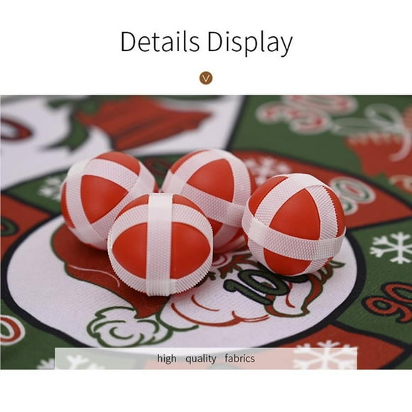 Christmas Dart Board for Kids Dart Board Games with Sticky Balls Safe Dartboard Gifts for Boys and Girls