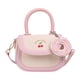 thumbnail image 1 of 1 juego de materiales para hacer bolsos de hombro, carteras y bolsos cruzados de piel sintética para manualidades. Rosa, 1 of 9