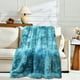 thumbnail image 5 of Manta de poliéster, regalo de cumpleaños para mujer, manta decorativa suave para sofá, cálida y acogedora manta de franela de terciopelo para todas las estaciones, manta ligera y cómoda para sofá cama, 5 of 6