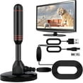 thumbnail image 1 of Antena TV Digital Interior, Antena de HDTV Interior, con 2 Amplificador de Señal Inteligente y Recepción 360, 1 of 6