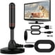 thumbnail image 1 of Antena TV Digital Interior, Antena de HDTV Interior, con 2 Amplificador de Señal Inteligente y Recepción 360, 1 of 6