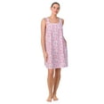 thumbnail image 6 of Aria Sleeveless 100% Cotton Nightgown with Pockets in 36",Women's Sizes XS-5X, 6 of 6