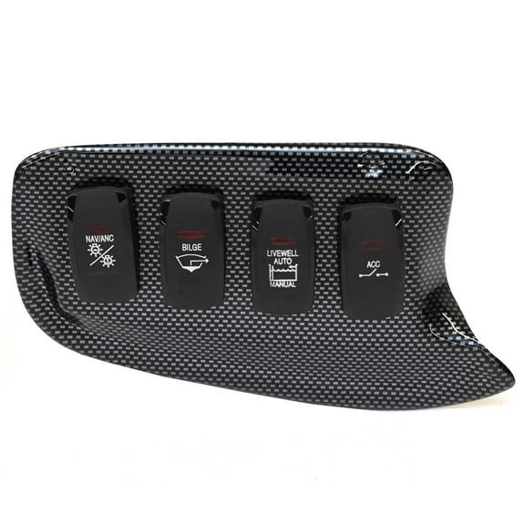 Ranger Boat Rocker Switch Panel 308727 | X17 / X18 Crappie 8 x 4 1/2 Inch