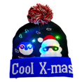 thumbnail image 6 of Bobasndm Christmas LED Light Up Knitted Christmas Hat Light Up Warm Hat New Year Christmas Decoration For Kids Adults, 6 of 9