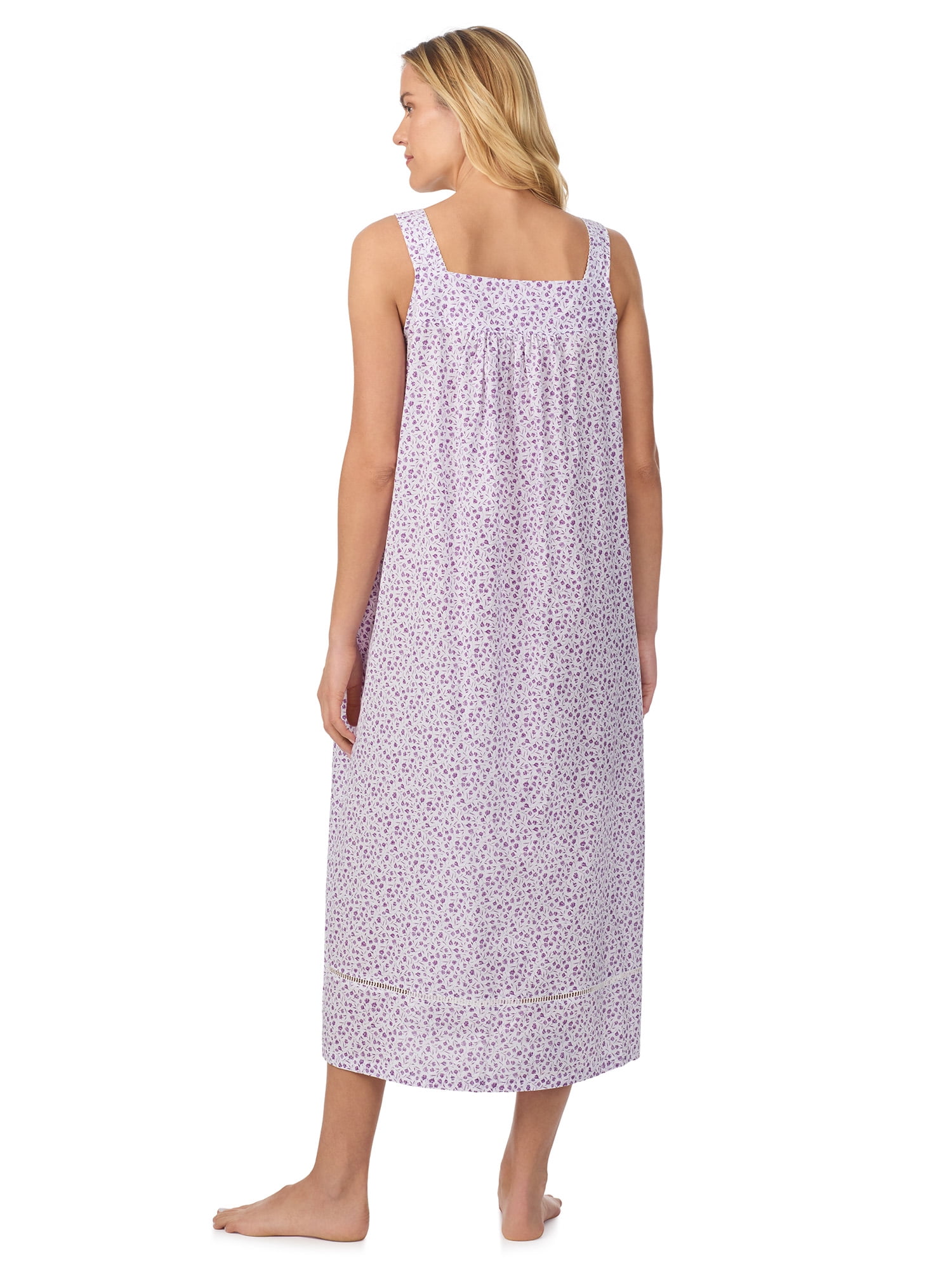 Aria Women's Lightweight Cotton Woven 50" Ballet Nightgown, Sizes XS-5X