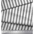 thumbnail image 3 of Soimoi Black Cotton Duck Fabric Stripe & Square Geometric Decor Fabric Printed Yard 42 Inch Wide, 3 of 3