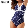thumbnail image 2 of Traje de baño de una pieza para mujer, trajes de baño con cuello en V y control de abdomen, trajes de baño de una pieza para mujeres con curvas, 2 of 5