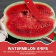 thumbnail image 4 of Cuchillo para pan, cortador de sandía, cuchillo para sandía/queso con funda protectora, herramienta cortadora de sandía para cocina, rojo/verde, 4 of 8
