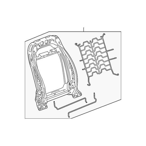 Genuine OEM GM Part # 95087992 Seat Back Frame