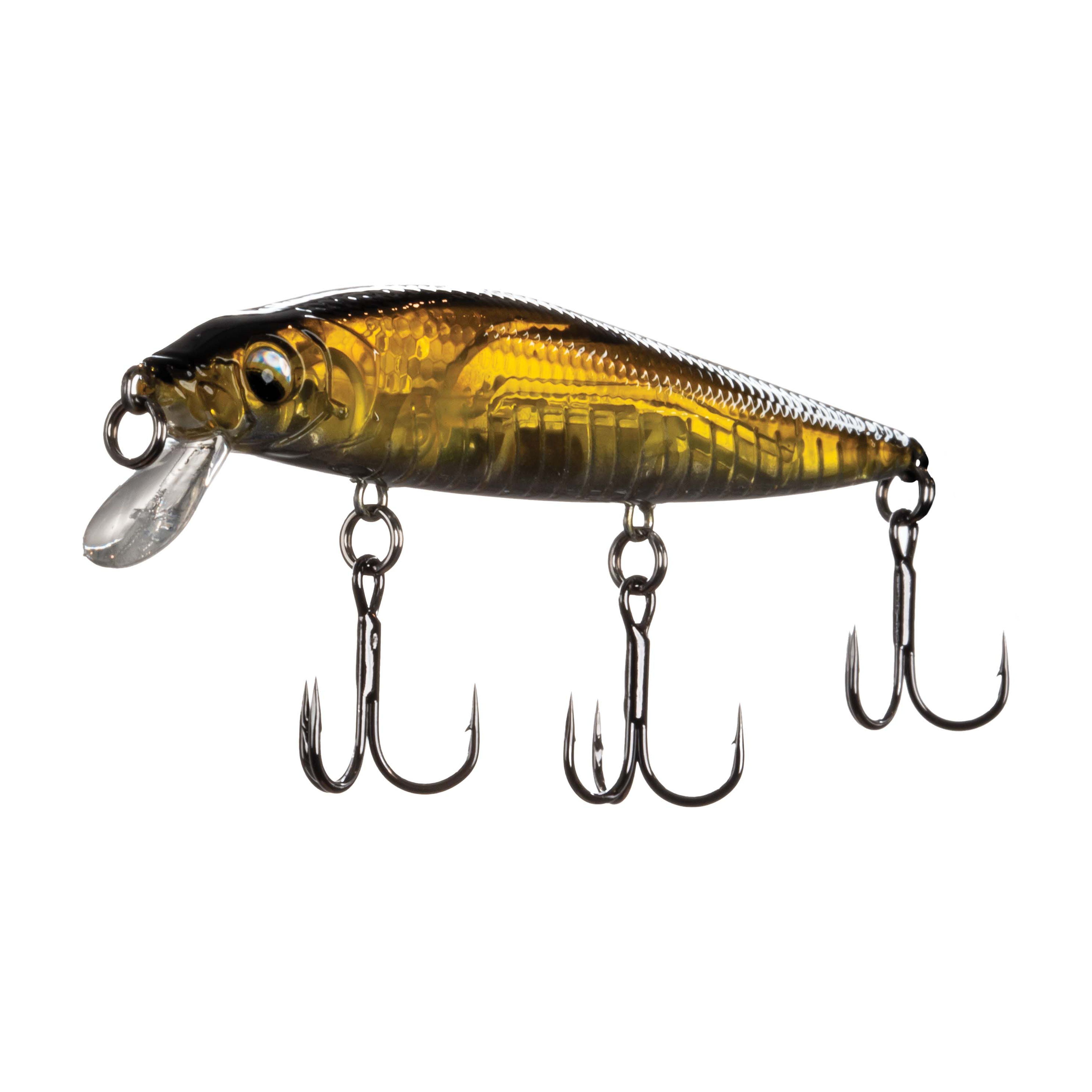Ozark Trail Minnow Fishing Lure, Clear Shad, 334inch