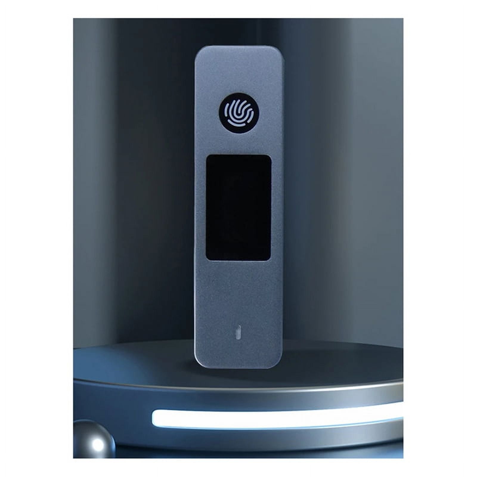 Solid State Disk Box M-Key B +M Key Portable SSD Case Fingerprint Encrypted External Enclosure Box for 2230 2280 SSD